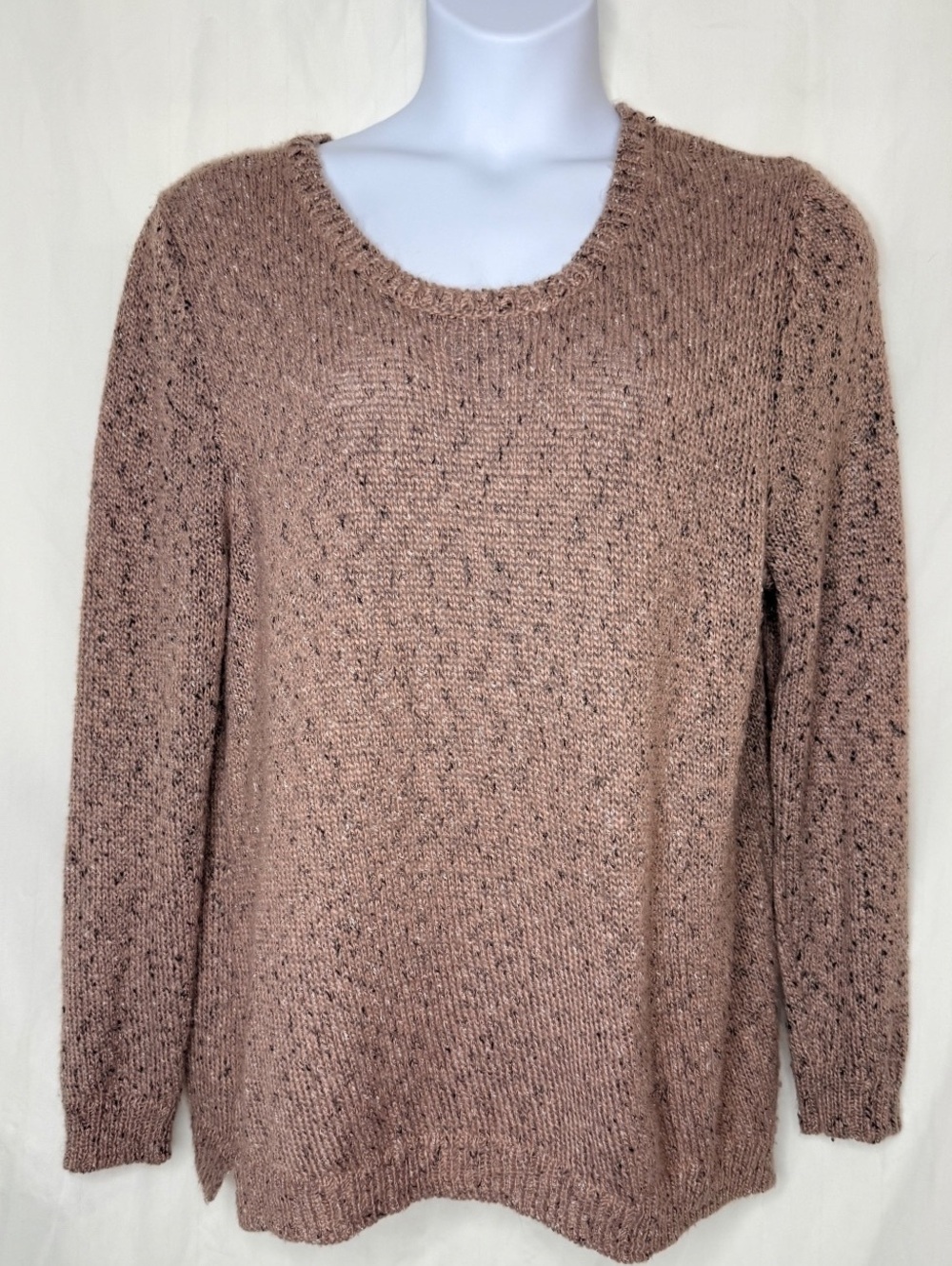 Lane Bryant Textured Dusty Pink Knit Sweater Size 22/24